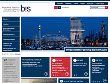 Tablet Screenshot of bis-bremerhaven.de